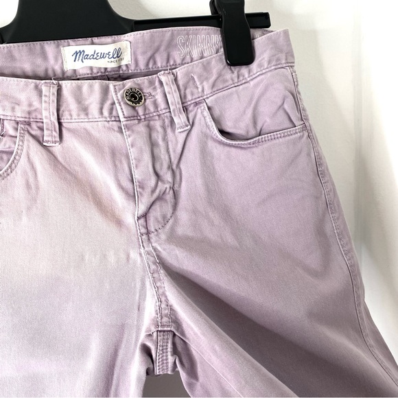 Madewell Lilac Purple Skinny Ankle Pants - Picture 9 of 9